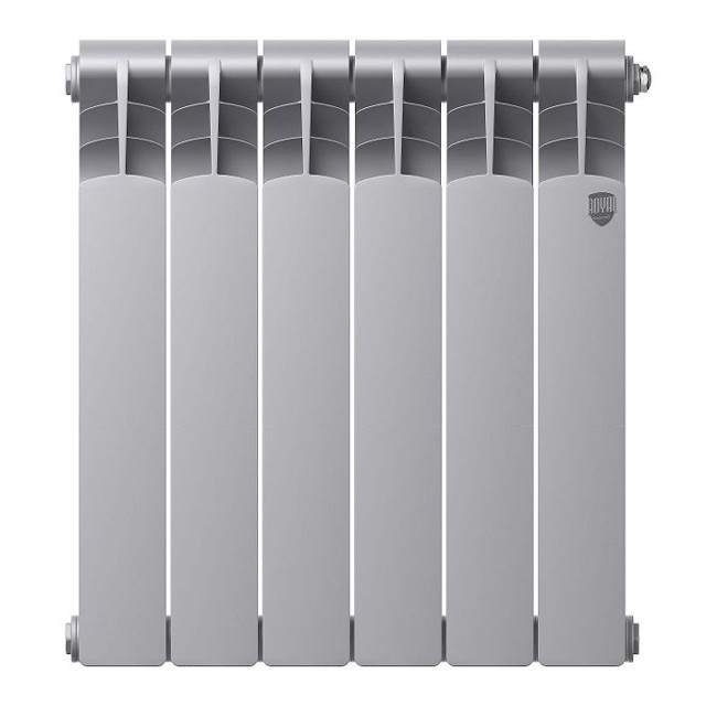 радиатор биметаллический ROYAL THERMO Revolution B 500 серый  6 секций