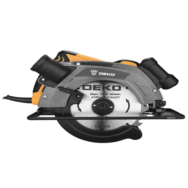 пила циркулярная DEKO CS-1500W 165мм 1500Вт