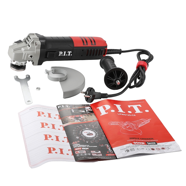 шлифмашина угловая P.I.T. LPWS125-C6 125мм 900Вт