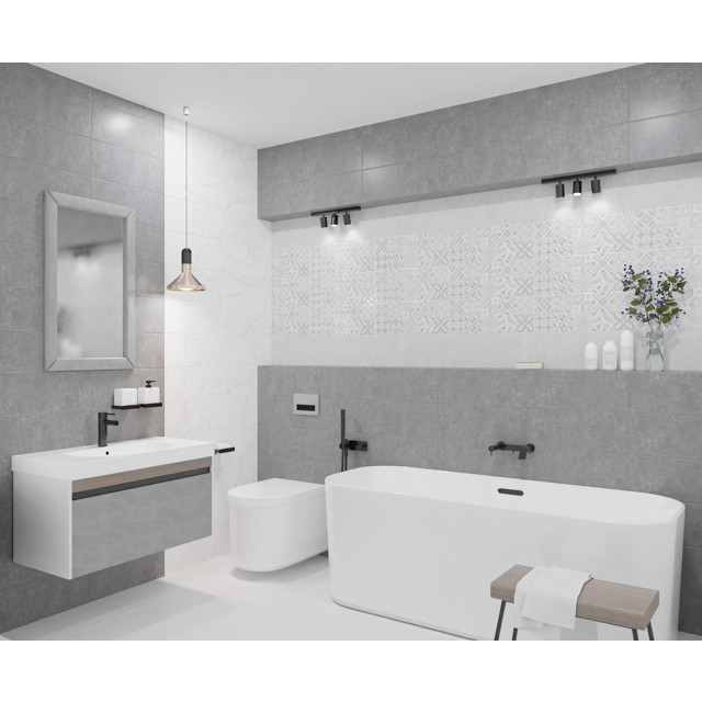 плитка настенная AZORI Colormix grey 20,1х50,5 серый