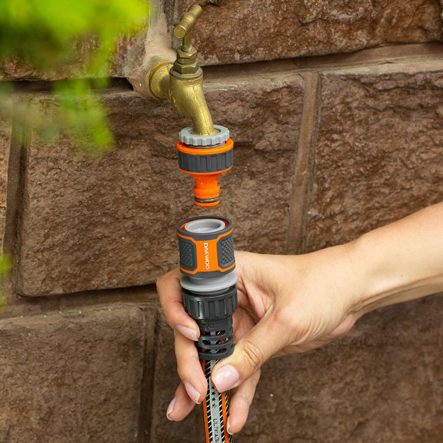 коннектор DAEWOO 1/2" - 5/8" без аквастопа пластик