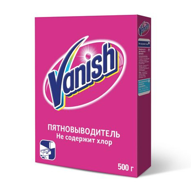 пятновыводитель VANISH порошок без хлора 500г