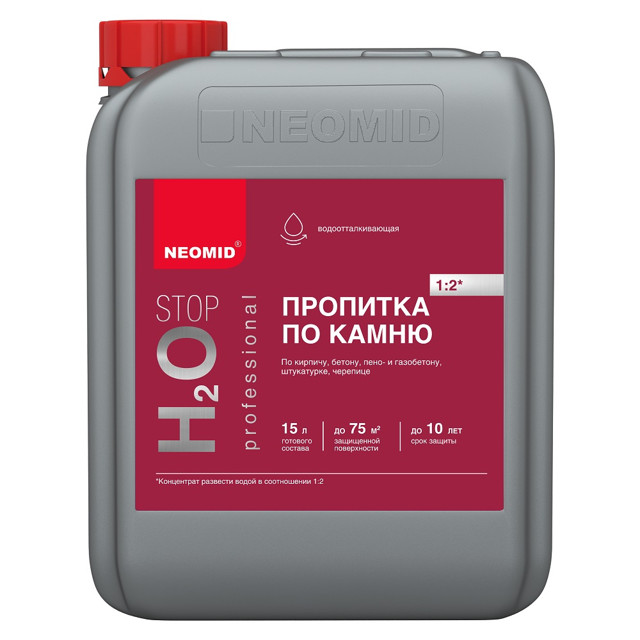 гидрофобизатор NEOMID H2O-Stop концентрат 5л, арт.4607138450149