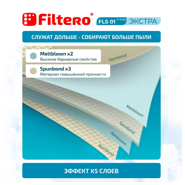 пылесборники FILTERO FLS 01 (S-bag) (4)