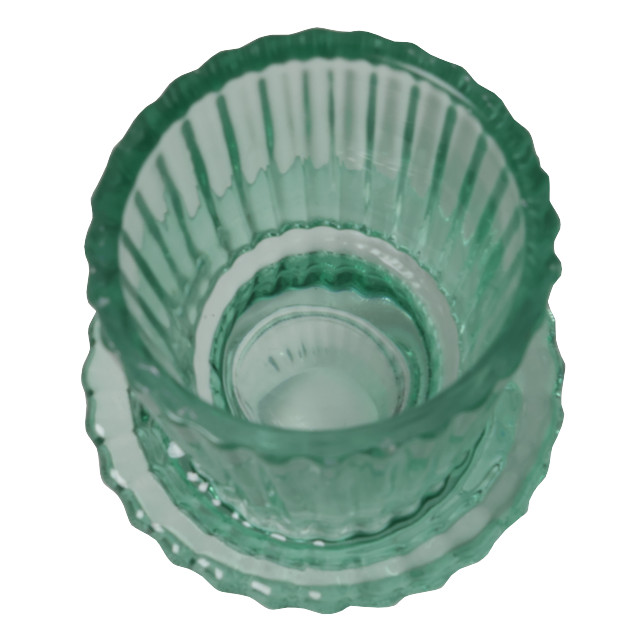 подсвечник MAXIJOY Emerald 4х4х7см стекло