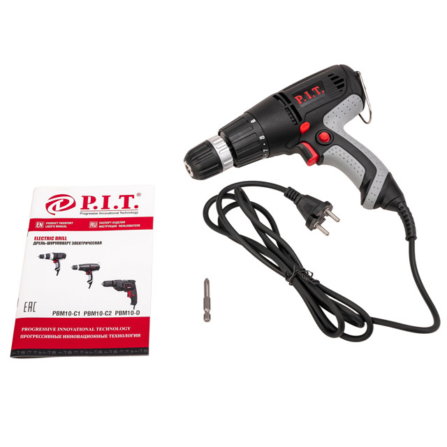 дрель-шуруповерт P.I.T. PBM10-C10 400Вт
