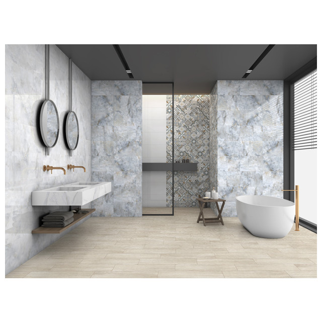 плитка облицовочная GLOBAL TILE Emotion 27х40 голубой