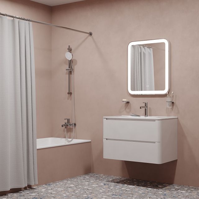 гарнитур душевой IDDIS Optima Home 3 режима нержавейка хром