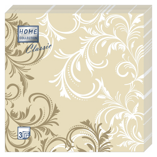 салфетки Home Collection Грация 3см 3-слойные 20шт