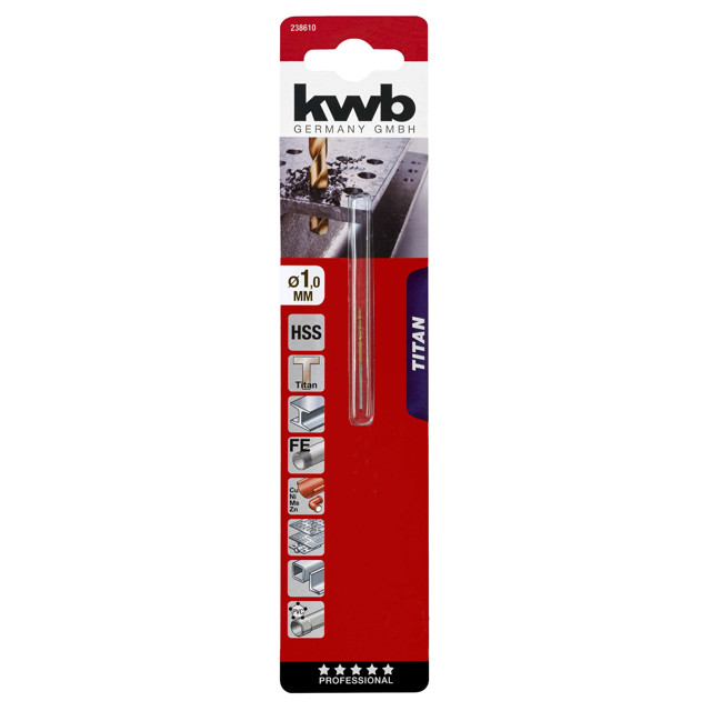 сверло по металлу KWB TITAN 1х34мм