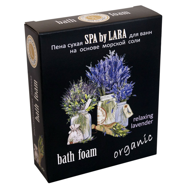 пена для ванн SPA BY LARA Relaxing Lavender сухая 500г