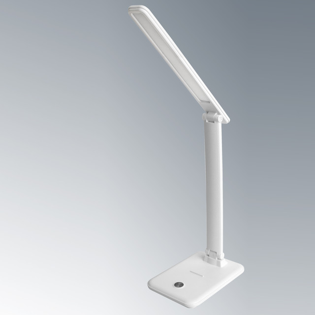лампа настольная ULTRAFLASH LED 11Вт 3 цветовые температуры кожа белый
