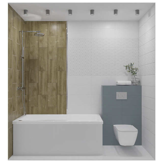 плитка настенная AZORI Colormix wood 20,1х50,5 коричневый