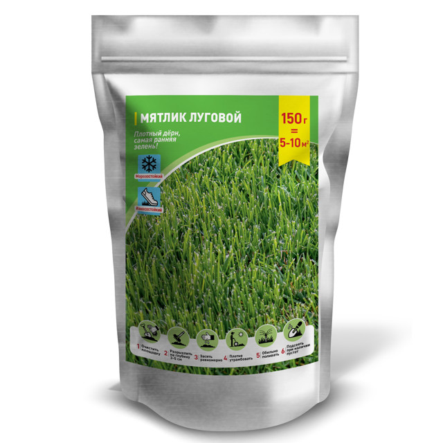 газон Мятлик луговой Бруклоун 150г Зип-лок