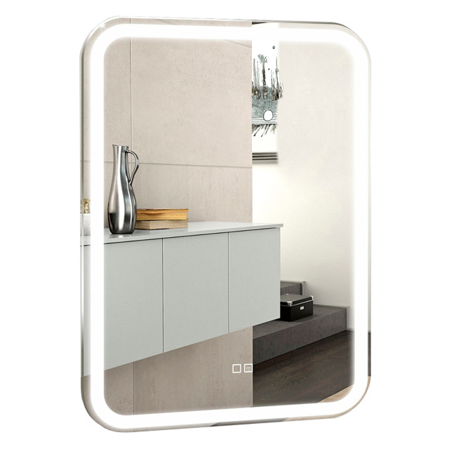 зеркало для ванной SILVER MIRRORS Мальта2 55х80см LED сенсор диммер подогрев