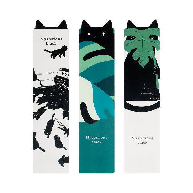 закладка для книг 40х180мм MESHU Cat Ink в асс-те