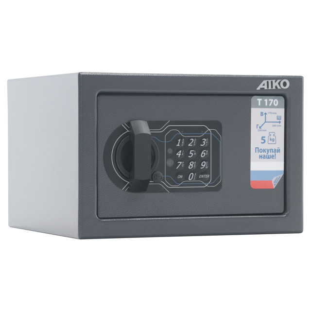 сейф мебельный AIKO T-170 EL 170x260x230мм электронный замок