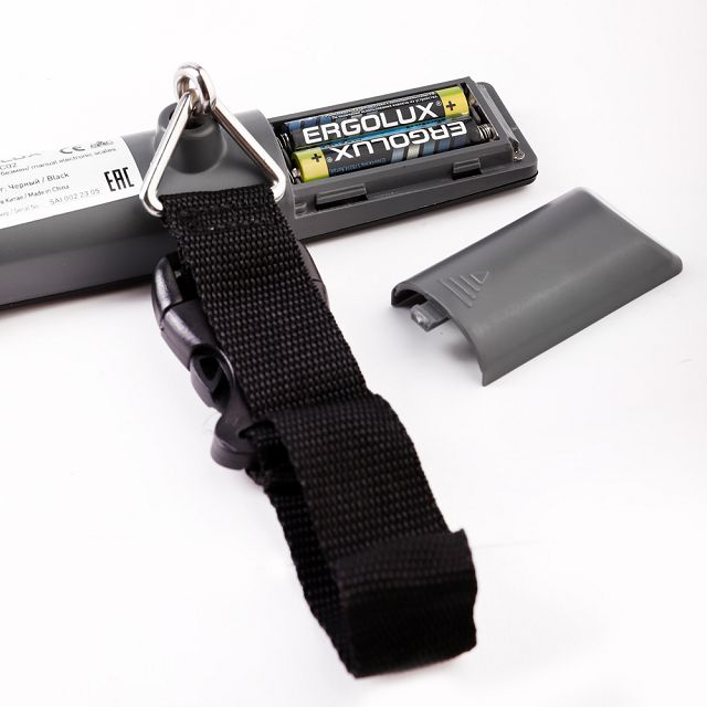 безмен ERGOLUX ELX-SB04-C02 до 50кг электронный черный