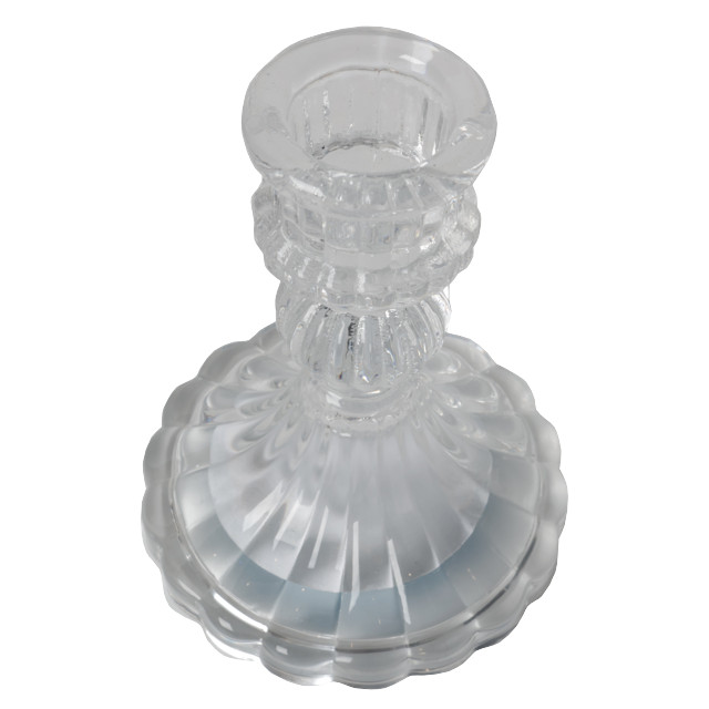 подсвечник MAXIJOY Crystal 8х8х10,5см стекло