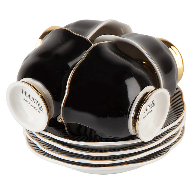 сервиз кофейный HANNA HOME Hanna 4/8 90мл фарфор