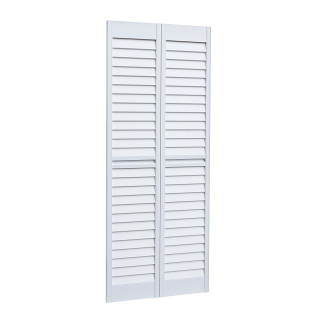 дверь складная двустворчатая BESTENHAUS BI-FOLD DOOR ПВХ 2030х820х30мм жёсткое соединение белая