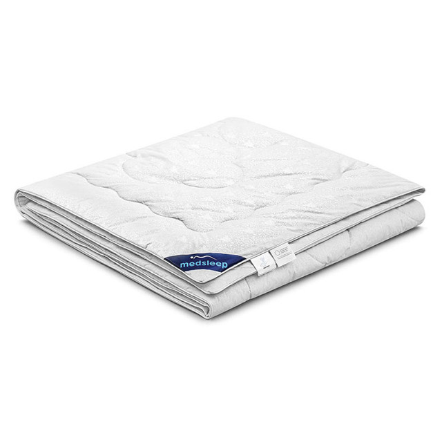 одеяло MEDSLEEP Landau всесезонное 140х200см пух 30% шлейс 20% перо 50%, арт.1014.00162