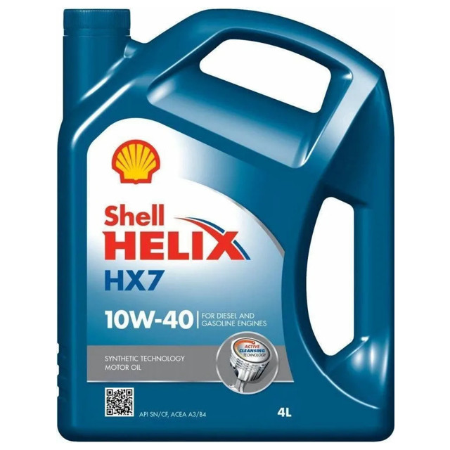 масло моторное SHELL HELIX HX7 10W40 4л