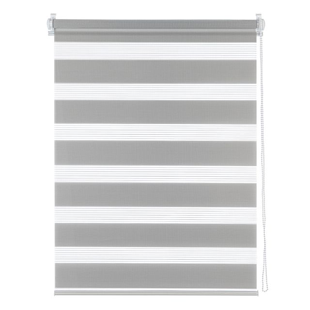 штора рулонная DECOFEST Бейс день/ночь 60х160см серая, арт.149.782