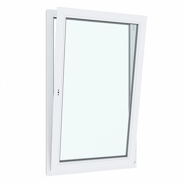 окно ПВХ поворотно-откидное левое 144х87 см