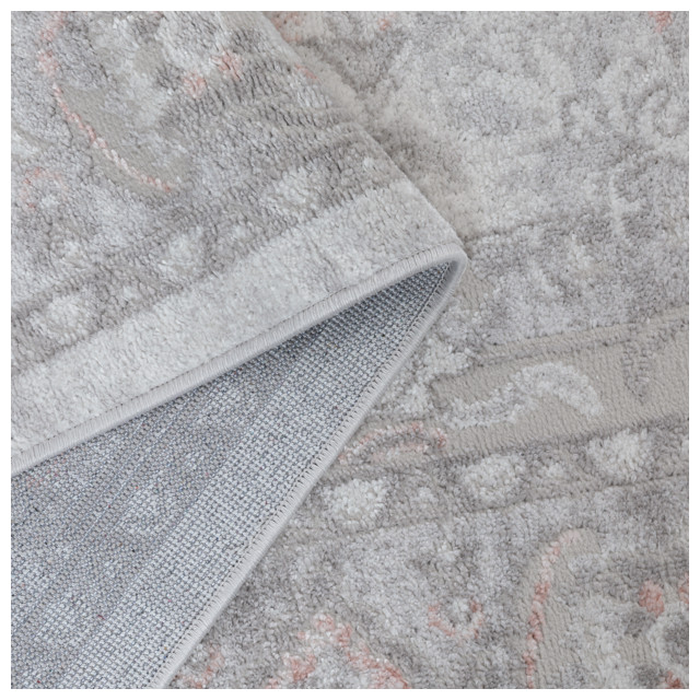 ковер NELLY 800х1500мм дизайн 06993A L.GREY/PINK