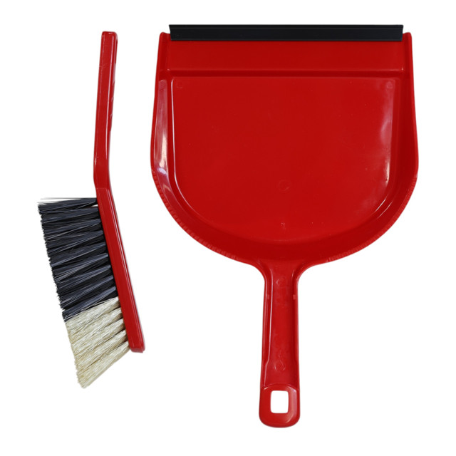 набор для уборки MR BRUSH Classik: щетка-сметка + совок пластик