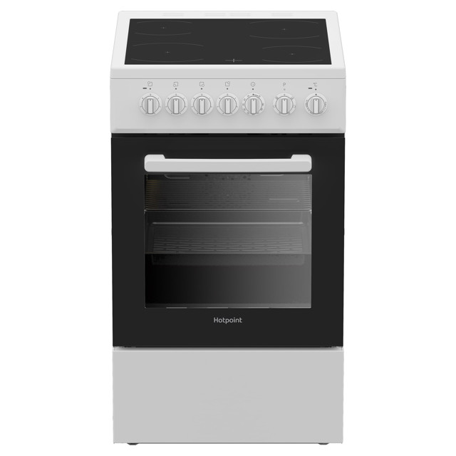 плита электрическая HOTPOINT-ARISTON HS5V5PHW 4 конфорки, 50х60 см, белая