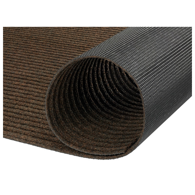 дорожка грязезащитная Icarpet Ребристая 1м ТПР/мокко