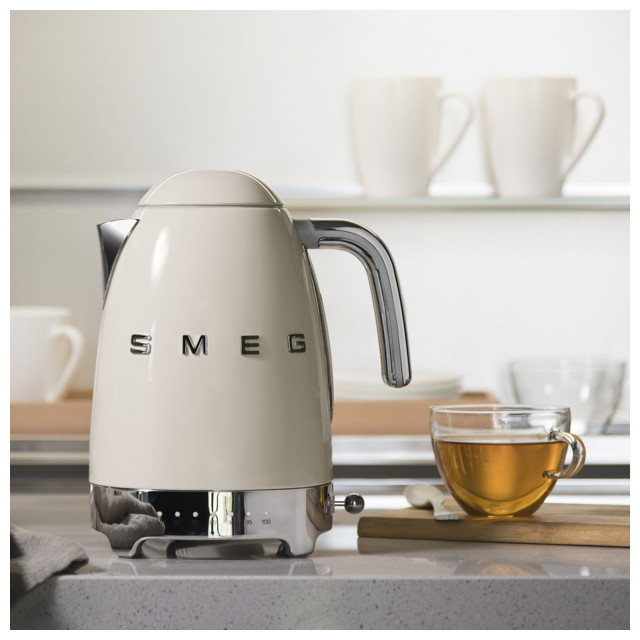 чайник SMEG KLF04CREU 2400Вт 1,7л металл терморегул. бежев.