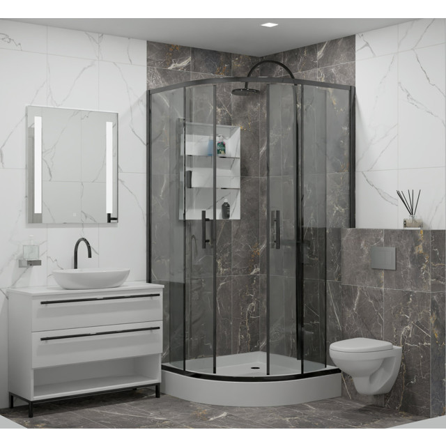 керамогранит GLOBAL TILE Crystal 40x80 серый