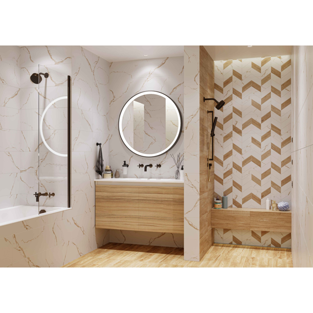 плитка настенная GLOBAL TILE Marmaris 25х50 бежевый дерево