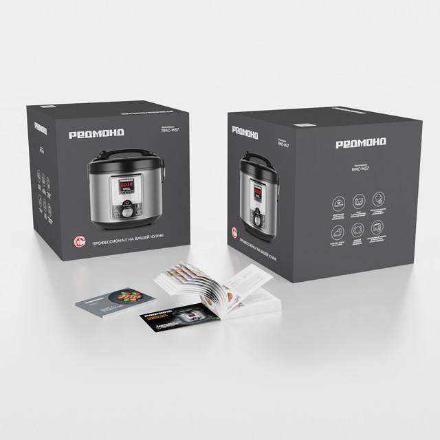 мультиварка РЕДМОНД RMC-M37 860Вт 5л черный