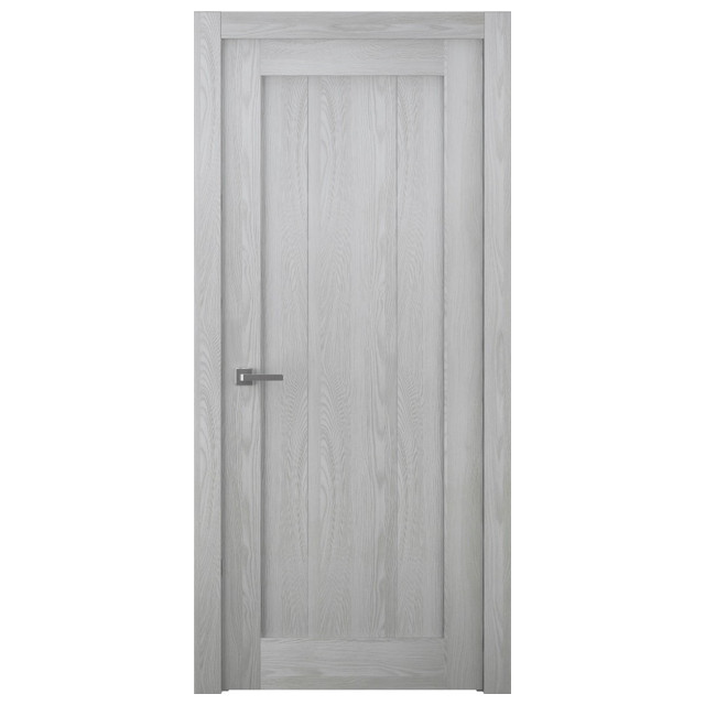 полотно дверное BELWOODDOORS Челси-2 ясень рибейра глухое 200х80см