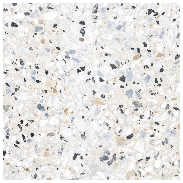 керамогранит ALMA CERAMICA Terrazzo 57х57 серый лаппатированная