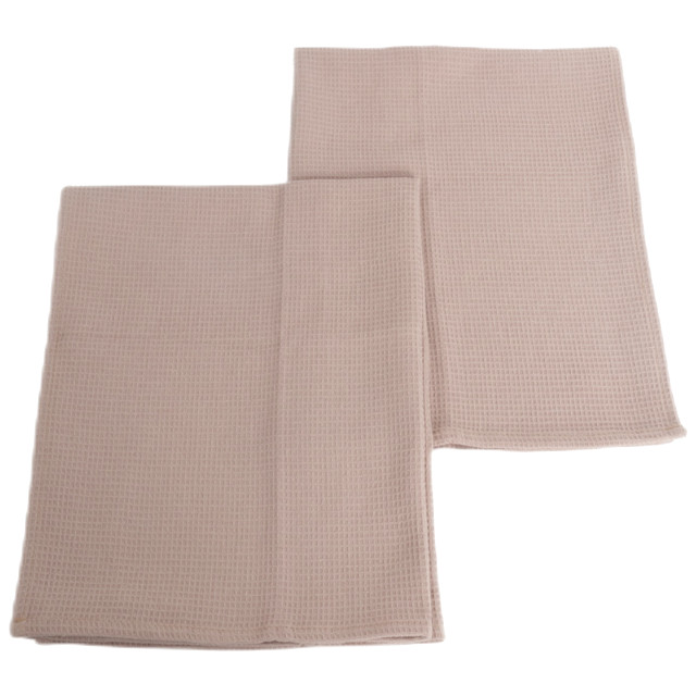 комплект полотенец кухонных ваф. TODELIA 50х70см 2шт темно-бежевый, арт. MT-13A