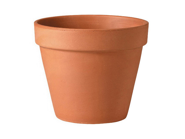 горшок керамический Vaso 0,4л d13см h11см терракотовый