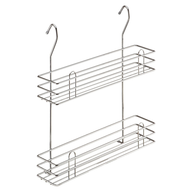 полка для специй, 2-х ярусная ТИП-2 LEMAX, 405х110х355 мм, хром
