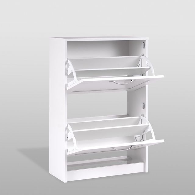 тумба для обуви СИРИУС 602x890x250мм белая ЛДСП