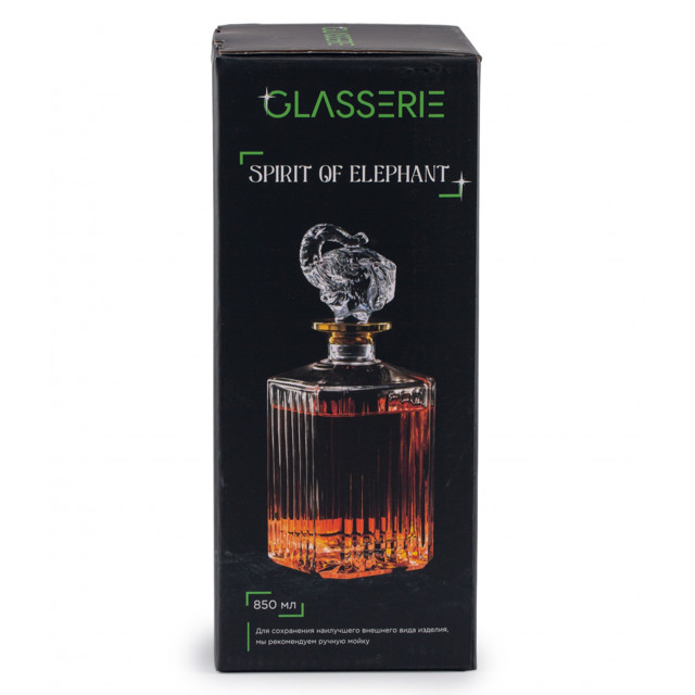 штоф GLASSERIE Spirit of elephant 850мл стекло