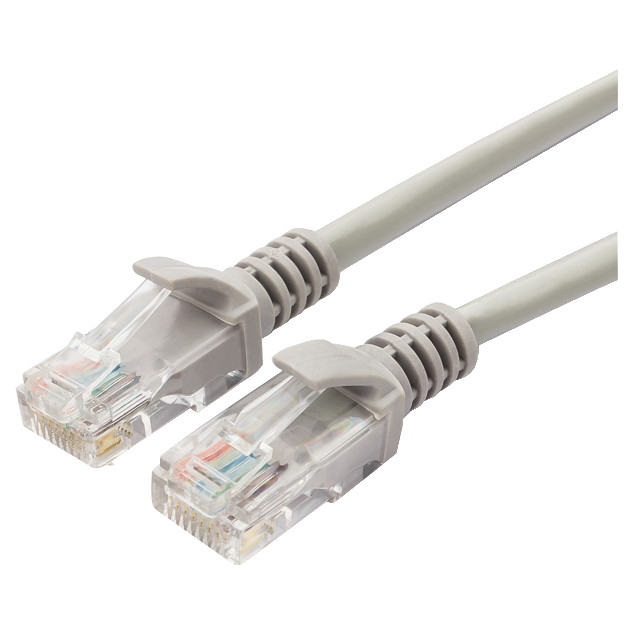 патч-корд DORI UTP4 cat5e литой 15м серый