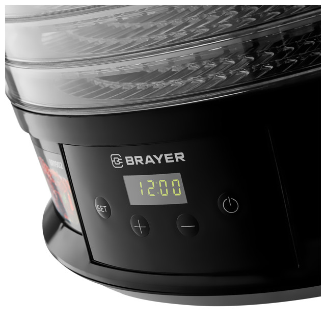 сушилка для овощей и фруктов BRAYER BR1902 250Вт 5 поддонов