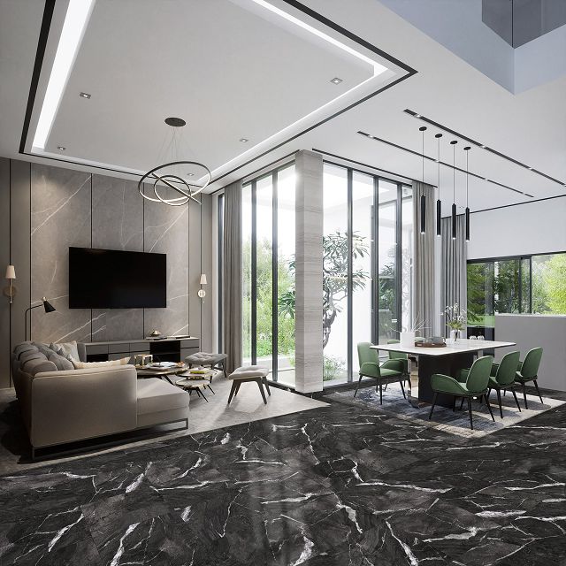керамогранит GLOBAL TILE Camlin 60x120 черный