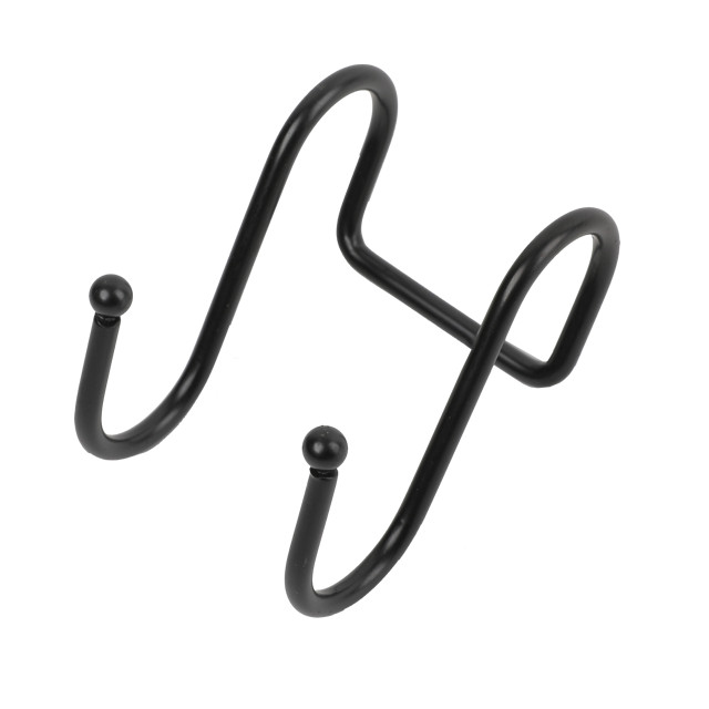крючок для рейлинга TODELIA двойной 45х55х60мм черный крючок для рейлинга TODELIA двойной 45х55х60мм черный