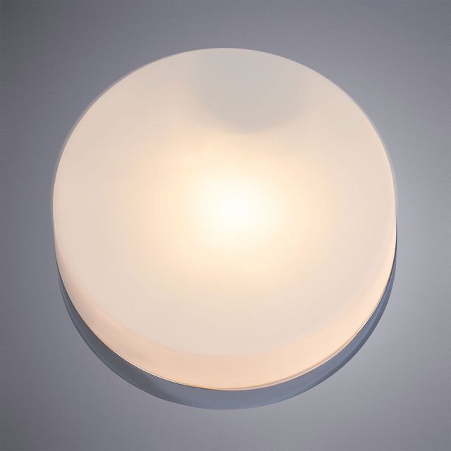 светильник потолочный ARTE LAMP Aqua-tablet E27 1х60Вт металл хром