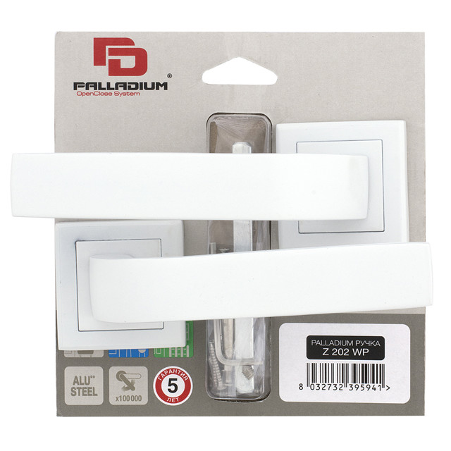 дверная ручка Palladium Z 202 WP